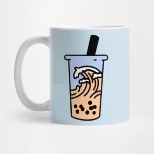 a wave of milk tea Mug